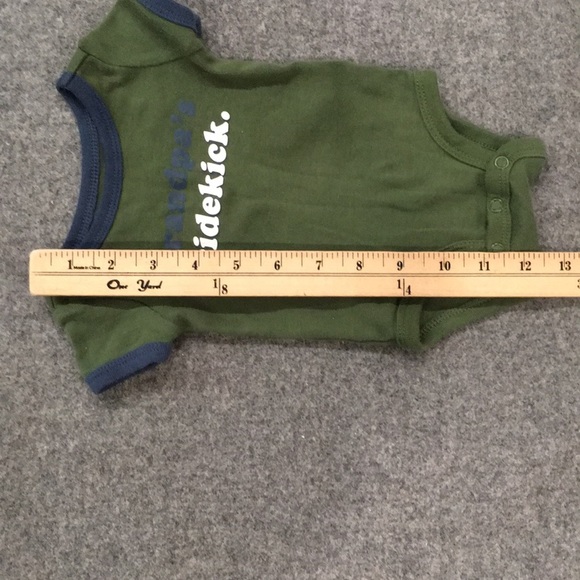 Carter’s Baby Newborn Striped and Grandpa Bodysuit Set 100% Cotton - Picture 8 of 14